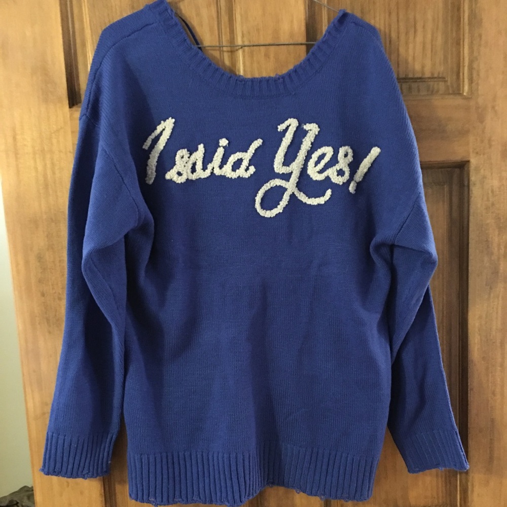 Sweat I SAID YES!